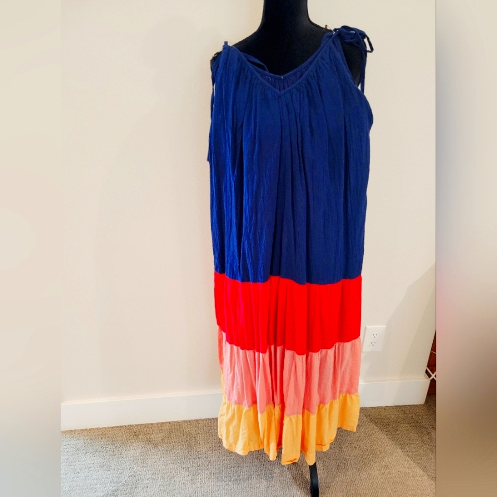 Multi-color long Sundress Size Large